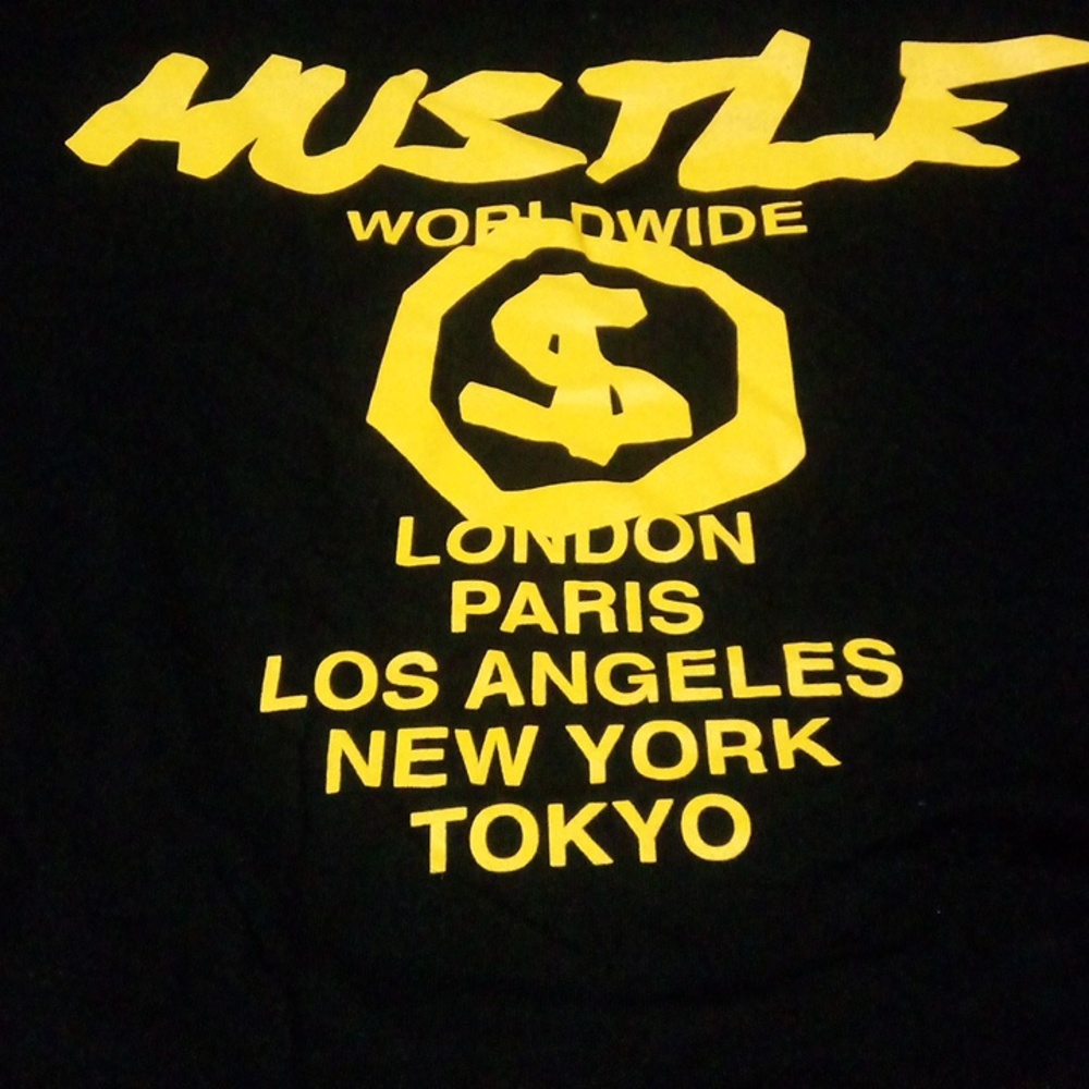 Black and yellow t shirt